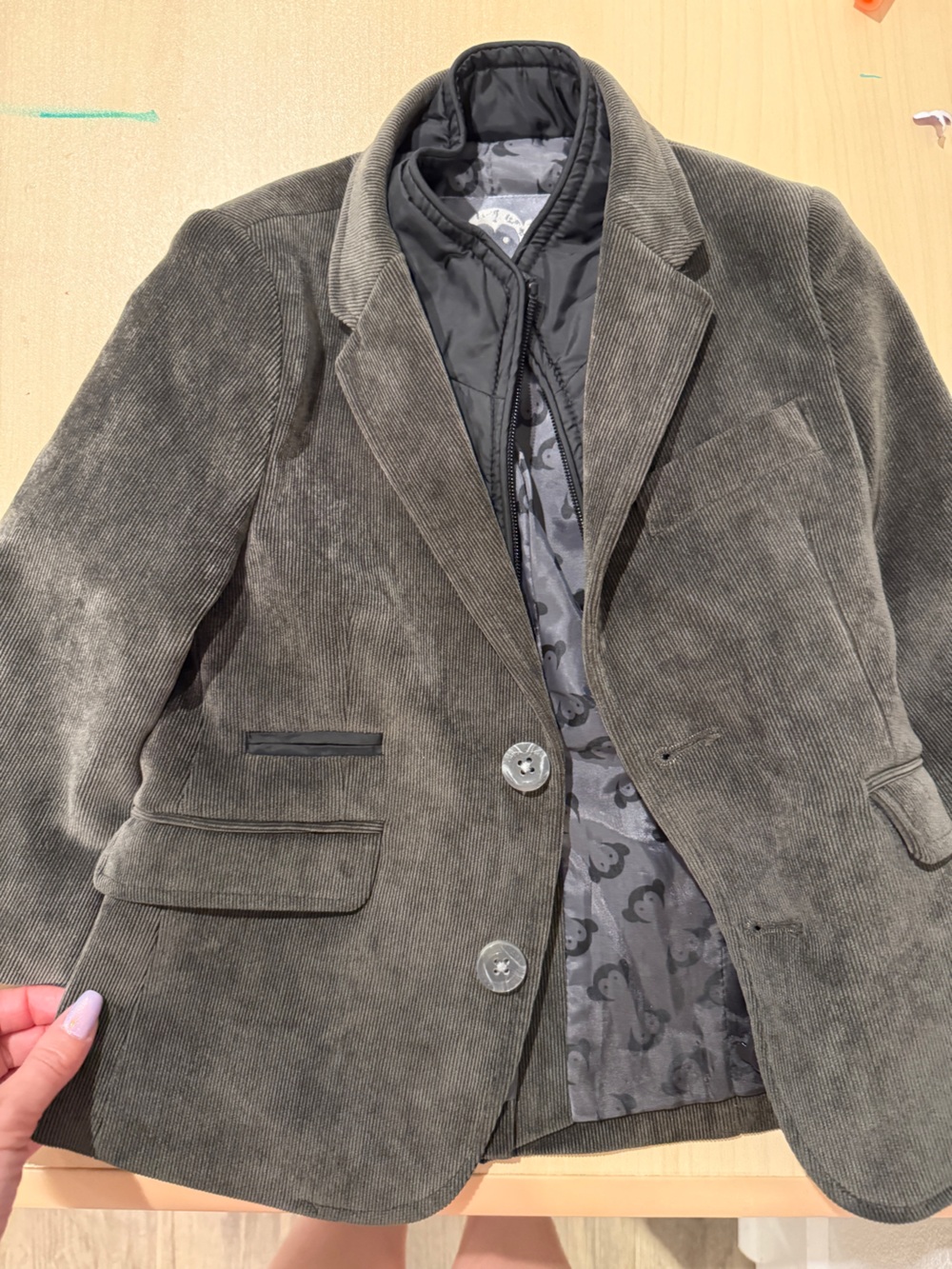Appaman Men's Gray executive blazer